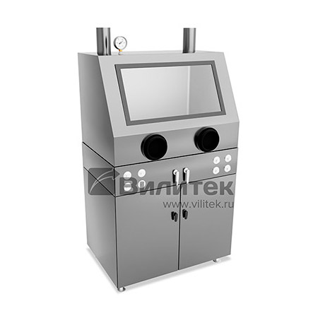 Радиационно-защитный перчаточный бокс Вилитек 3БП1