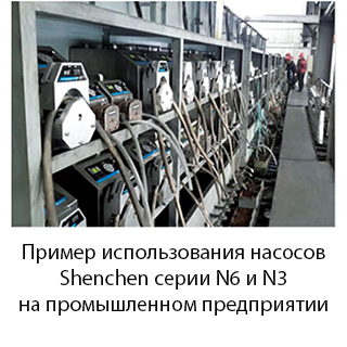 Насосы Shenchen серии N6 и N3 на промышленном предприятии
