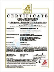 CE Сертификат Udem
