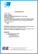 Письмо об авторизации ООО Вилитек как дистрибьютора компании Piercan (Франция)