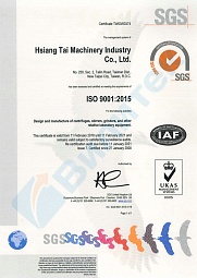 Сертификат соответствия стандарту качества ISO 9001:2008